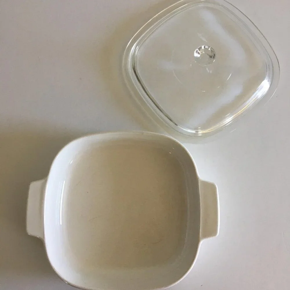 Vintage Corning Ware Spice of Life Baking Dish A-8-B with Lid - 1970s